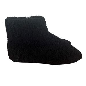 Roam Mini Boosh Faux Shearling Black Boots Size 39